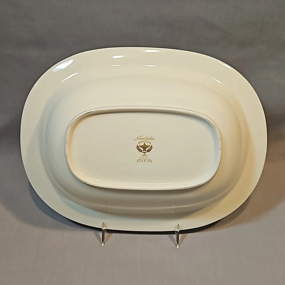 Noritake Paris 9727 10 3/8" Oval Vegetable Bowl, Bone China new - Picture 4 of 7